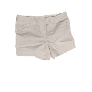 Ann Taylor Women's Solid White Signature Fit Shorts Sz 12